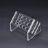 uxcell Slant Rack Acrylic Test Tube Holder, Clear, 15 Wells for 10ml/15ml Centrifuge Tubes