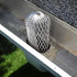 4 Pcs Gutter Downspout Guards 3.5 Inch Aluminum Leaf Filter Strainer for Preventing Blockage Leaves Debris