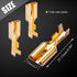 Twidec 100PCS 7.8mm Female Spade Connector - Quick Splice Crimp Terminals Non Insulated Wire Connector for Electrical