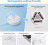 8 3 Closet, (2 Pack Motion Sensor LED Night Light, Rechargeable, Colors, Modes, for Bedroom, Hallway, Cabinet, Stairs