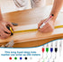 Tasunte 10 Pcs Long Head Deep Hole Marker - Long Nib Marker, Multi-purpose Deep Hole Marker Pens, Quick Dry Waterproof