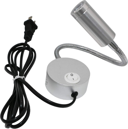 3W LED Wall Sconces Picture Mirror-Light With Plug Book Lamp Button on/off