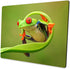 Green Mouse Pad with Cute Frog Design - Kawaii Office Decoration, Anti-Slip Rubber Base, 9.5 x 7.9 Inch