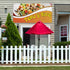 Fastasticdeals 4 Grommets 24x48Inches Vinyl Banner Multiple Sizes Tofu & Rice Outdoor Advertising Printing Restaurant