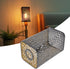 7.9 4.5 4.5in E27 E26 Lamp Shades, Modern Style Metal Lampshade with Pattern of Leaves for Table Lamp and Floor Light