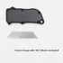 5 TOPS HOME Utility Knife Box Cutter, Pocket Knife, Change Blade Razor Knife, Aluminum Alloy Shell, Extra Blades