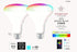 S11256 BR30 Bulb, 9.5 120 800 2-Pack Satco Starfish WiFi Smart LED Light Works with Siri, Alexa, Google Assistant