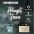 15.4x12.6 inches Ineonlife Always Forever Neon Sign for Wall Decor Love Oh Baby White Letter LED Lights for Wedding