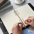 Tofun A5 6-Ring 80 160 Blank Refill Paper for Binders Planner Traveller Journal Notebook Dairy,Filler Paper Insert