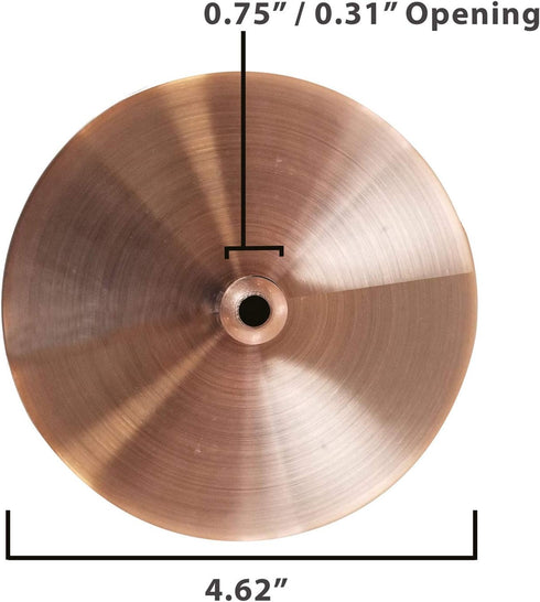 Royal Designs, Inc. Hanging Pendant Lighting, Keyless Cylinder-Shaped Pendant Light Socket and Canopy, Antique Copper
