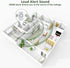 METAK Water Leak Detector Sensor Alarm: Home Water Flooding Monitor Smart Sink Overflow Monitoring Adjustable Wet