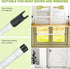 Enayplon Jammer, 2 Pack Sliding Glass Door Security Bar, Patio Door Barricade Security Bar, Apartment BarSliding Door