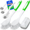 Holikme 6 Pack Dish Brush with Handle Kitchen Cleaning Brush Set for