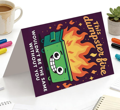 Londue Funny Thank You Card for Coworker Teacher Friend Boss, Sarcastic Appreciation Card Gifts for Work Bestie Office