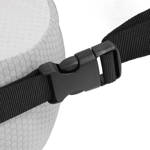 Memory Foam Seat Cushion, Coccyx Pain Relief Cushion with Adjustable Strap, All Day Comfort for Office Chair, Car Seat