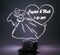 Wedding Couple Heart Love Night Light Up Lamp LED Stand Engraved Table