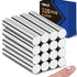 320Pcs Fridge Magnets, 6x2mm Small Refrigerator Magnets, Mini Magnets for Crafts, Office, School, and Round Button