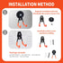 Extra Strong Magnetic Hooks for Heavy Duty Hanging - 2.6in Large Industrial Magnet Hooks with Anti-Slip Coating