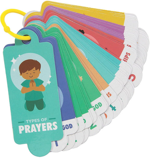 Prayer Cards for Kids - Each Set Includes 42 Cards on a
