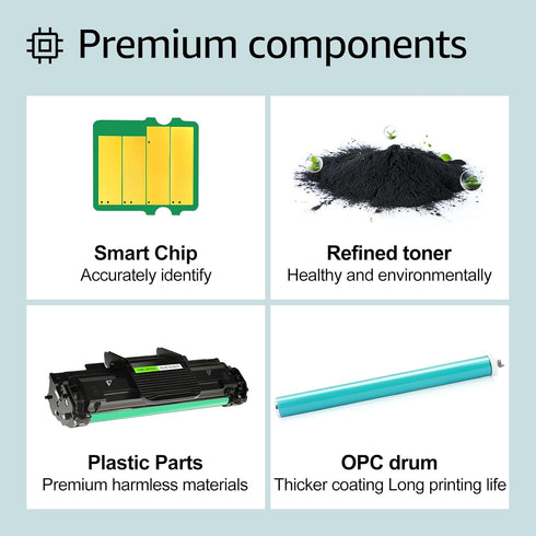 greencycle Compatible Toner Cartridge Replacement for Samsung SCX-4521D3, Black, 1-Pack