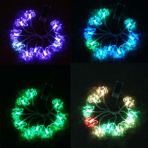 1.65M 10LEDs Decorative Horse Shape Night Mood Light for Indoor Home Bedroom Festival Wedding Party Baby Child RGB