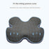 Generic 10cm Tailbone (19.3"x15.4"x4") Butterflys Shape Orthopedic Memory Foam Seat Cushion - Thick for Office Chair