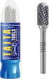 Carbide Burr 1/4" Shank, SC-3 Tungsten Double Cut Rotary Die Grinder Bits - Cutting Burrs for Milwaukee, Dewalt, Makita