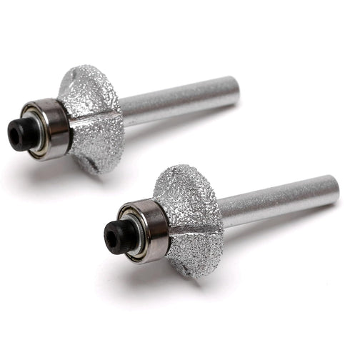1/4 Inch Countertop ILOVETOOL Vacuum Brazed Diamond Router Bit Shank for Marble Granite Travertine Tile Stone Bullnose