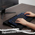 Exclaith 3-Level Computer Keyboard Wrist Rest Stand for Desktop Space-Saving Keyboard Riser with Silicone Wrist Rest