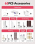 Set 64Pcs 5 5000-18000rpm 3.7V Cordless Mini Rotary Tool - Accessories Speed Multi-Purpose Mini Electric Grinder Kit