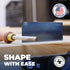 Blue Cabinet Scraper Rectangle Set, MADE IN USA, (2, 0.032" x 3" x 6")