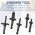 JONMON HVAC Copper Tube Expander Swaging Tool Drill Bit Set, 5Pcs for AC Repairing with Various Bits