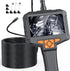 GinoCaco 50FT Borescope Camera with Light, 4.3 Endoscope with 8 Adjust Lights, 1080P