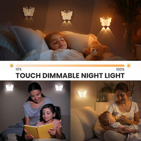 LOFTEK Motion Sensor Night Light, Rechargeable Stair Lights Indoor, Motion Sensor Light Indoor, Battery Operated Night