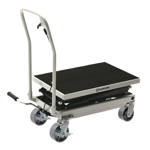 Heavy Duty Caster Steel Cast Iron Wheel, Tool Box and Workbench Swivel Caster with 1250LB Capacity (6 inch, 1 Brake)