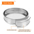 PATIKIL 12 Mesh Lab Sieve, 8" Diameter Test Sieve with 304 Stainless Steel Wire Cloth for Industrial Laboratory