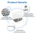 Juvielich 20 3/8-16 1/2" Set Set PCS x Screws,SAE Stainless Hex Allen Head Socket Screws Grub Screw Bolts Internal
