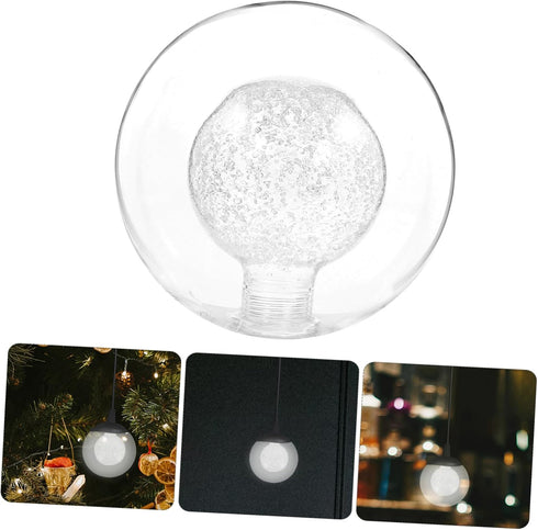 Frosted Glass Globe Lampshade Light Cover for Table Lamps Wall Sconces and Vanity Lighting Transparent Design