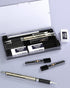 Nicpro 0.7 mm Art Mechanical Pencil Set - 3 PCS Metal Drafting Pencil with Lead Refills and Erasers for Artists