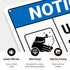 10x7 Inches, .040 Notice Use Hand Sanitizer Sign, Rust Free Aluminum, Fade Resistant, Made in USA