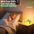 ollycasa Dimmable Bee Night Light, Cute Silicone Animal Bedside Lamp, Night Lamp for Kids Room, LED Lamp,Bedroom Touch