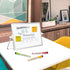 Dry Erase Magnetic White Board - 8" x 12" Double-Sided Desktop Whiteboard with Stand, Portable Small Whiteboard Set