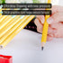 Mr. Pen Jumbo Pencils for Preschoolers, 10 Big Pencils and 1 Sharpener, Fat Pencils for Kindergarten Supplies