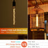 Decoaui E26 T10 12 Inch Bulbs, 6W(60W 120V, 2500K Dimmable, Bulbs, 4 Pack Long Tubular LED Edison Eqv) Warm White