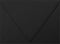 LUXPaper A6 Contour Flap Invitation Envelopes | Black Linen | 4 3/4" x 6 1/2" | 80lb. Text | 50 Qty
