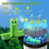 2 Pack 12Hrs, IP65 ELECLINK Solar Pathway Lights Outdoor, Upgraded Outdoor Solar Lights for Outside Super Bright Up