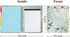 Clipboard with Storage and Refillable Notepad for Letter Size 8.5"x 11", Cute Clip Board with Extra Folders and Tabs