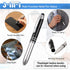 Zonon 15 3 1 1.0 mm Pieces in Ballpoint Pen with LED Flashlight and Stylus Tip Multi-Function Capacitive Pen, Black Ink