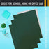 Better Office Products Dark Green 2 Pocket Folders with Prongs, 50 Pack, Letter Size, Matte Texture