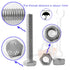 newlng M3 M4 M5 M6 Bolts and Nuts Assortment Kit, 320 PCS Metric 304 Stainless Steel Fasteners Set